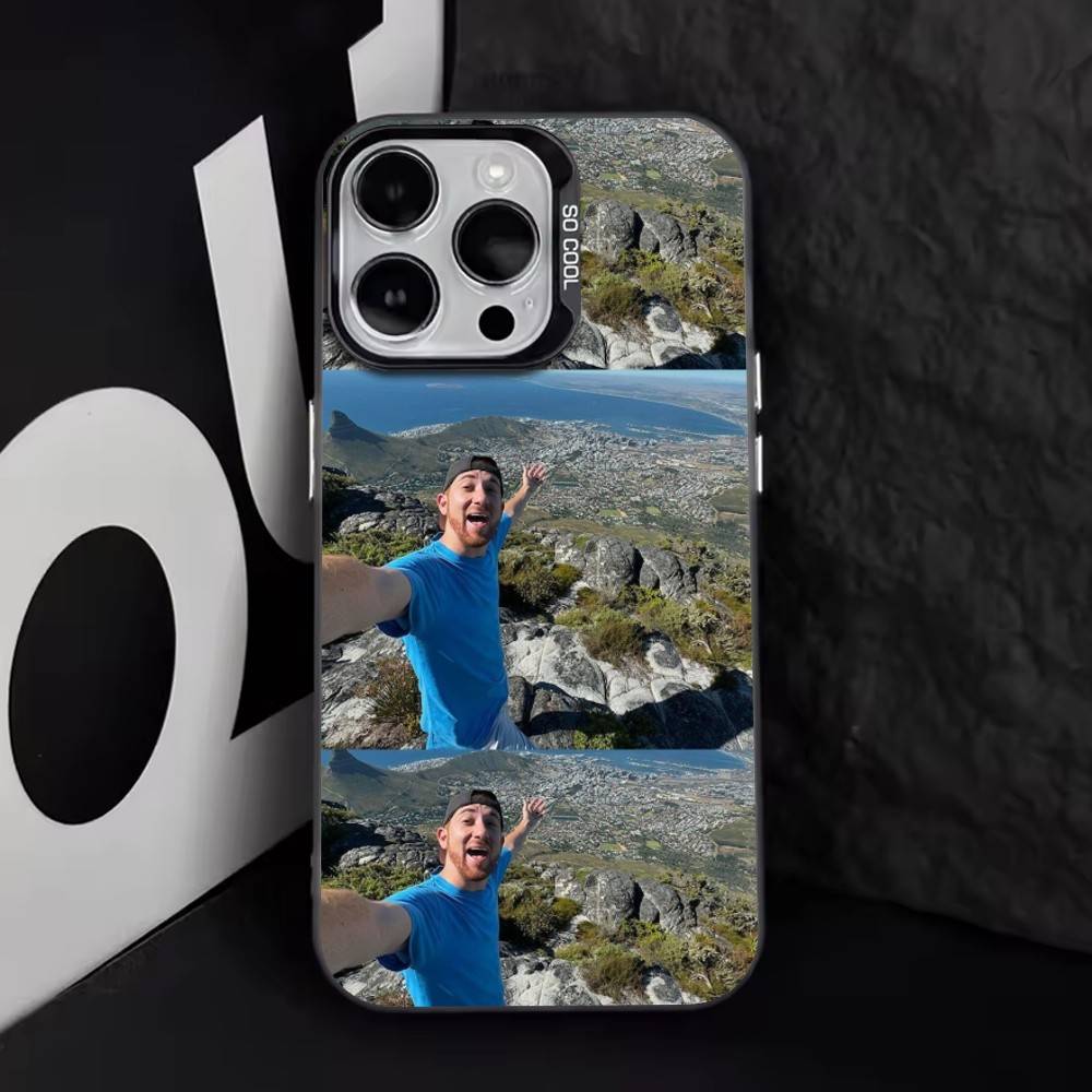 

Drew Binsky Phone Case For iPhone 17,16,15,14,13,12,11 Plus,Pro Max,XS,Colorful Silver Phone case Funda Cover iPhone16plus