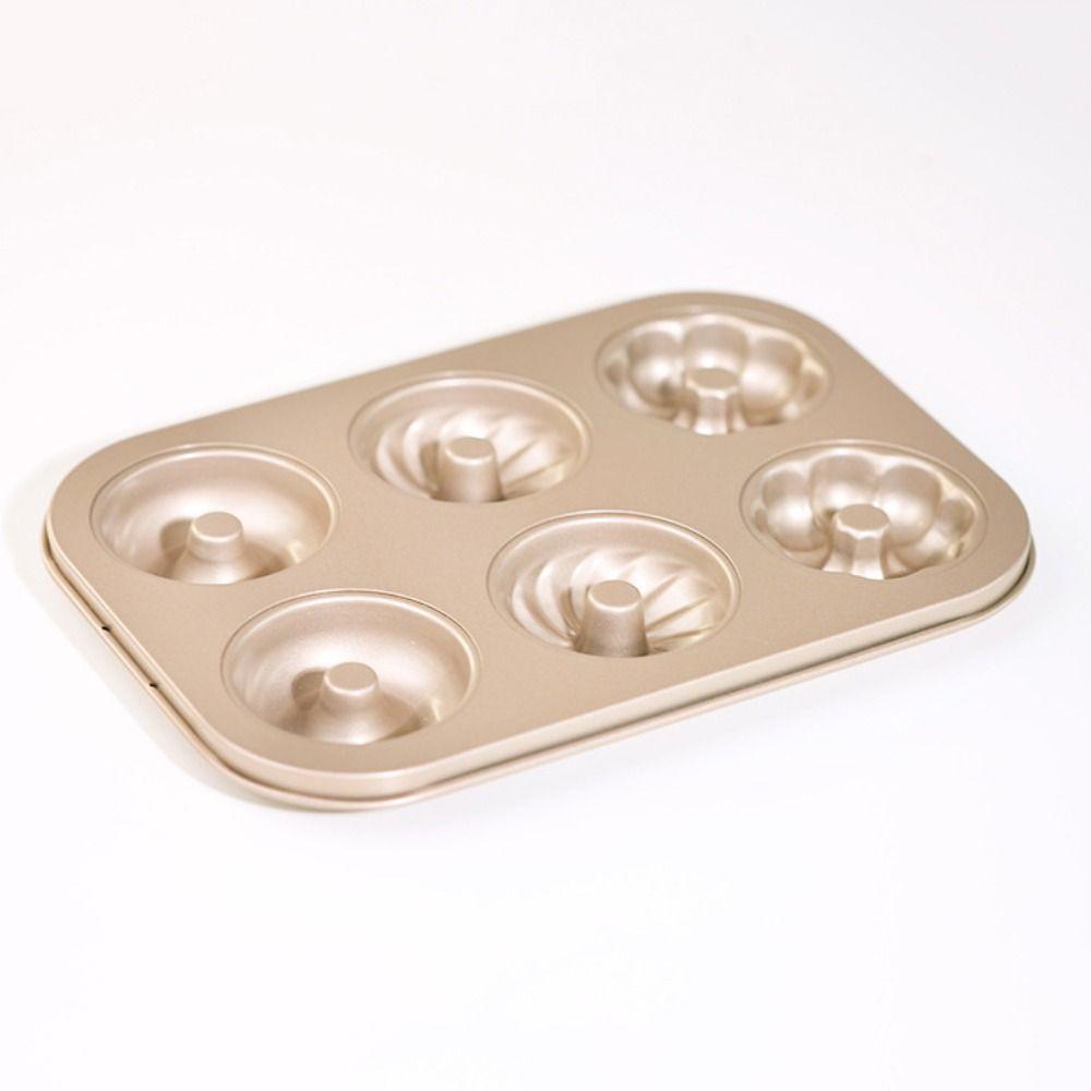 6/12 Cavity Cake Baking Tray Non-Stick Donut Muffin Pan Donut Baking Mold Fondant Cake