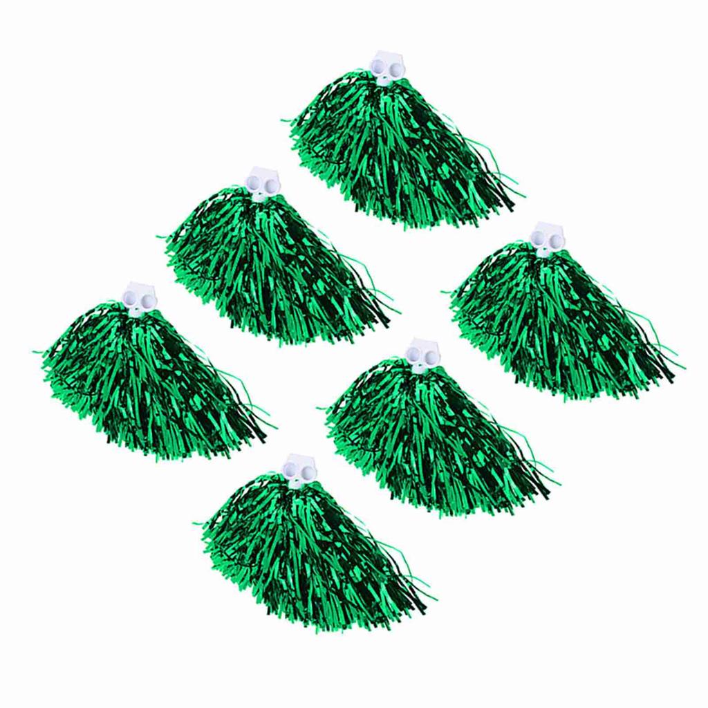 Lightweight Cheer Er Pom Poms Sports Party Dance Accessories (green)