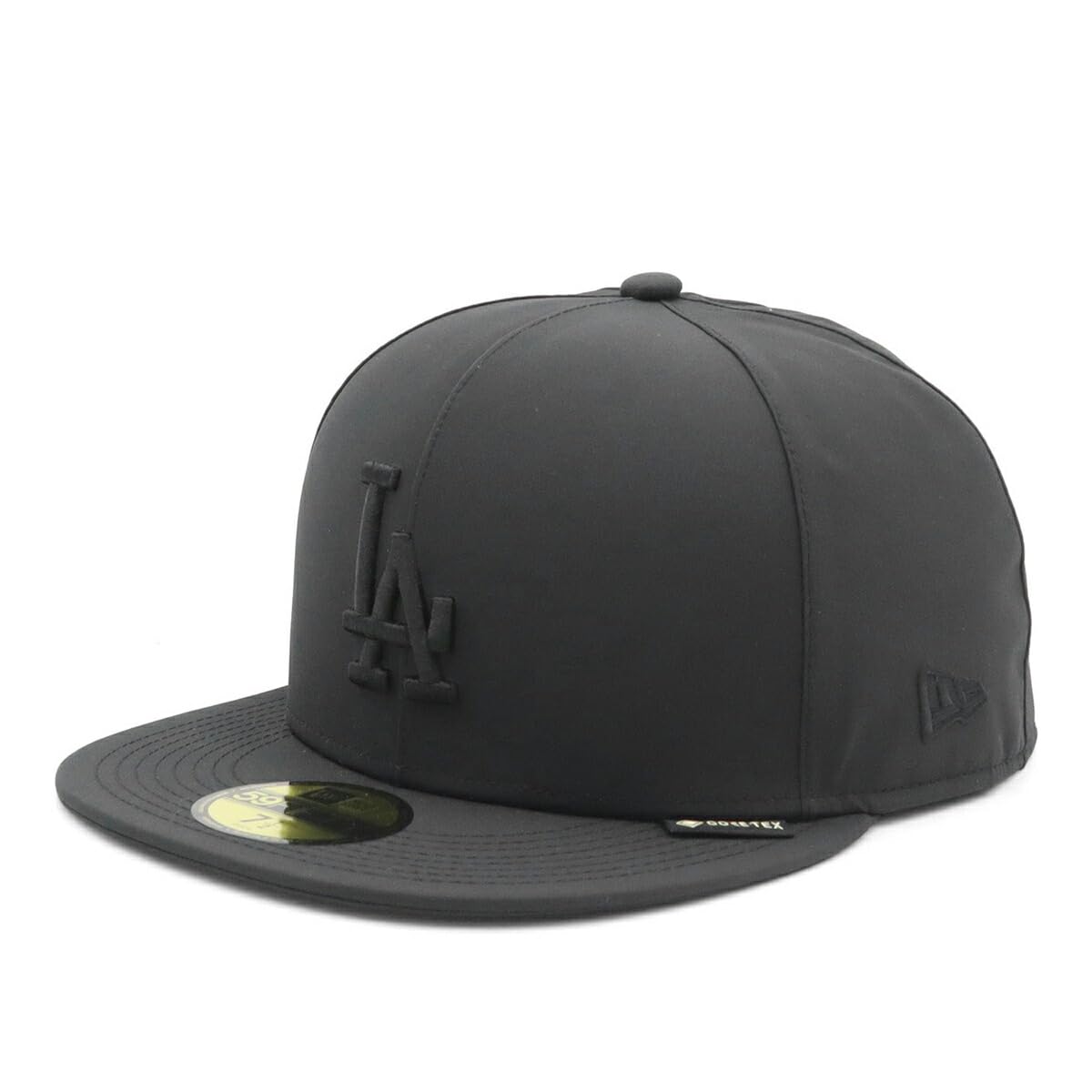 

New Era 59FIFTY MLB Cap Los Angeles Dodgers Black 7 3/8 5950 GORE-TEX LOSDOD BLK Waterproof Baseball Hat Men s Women s All Season