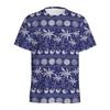 Fresh Coconut Palm 3D Digital Printed Men's Fashion Trendy Round Neck Short Sleeved T-shirt