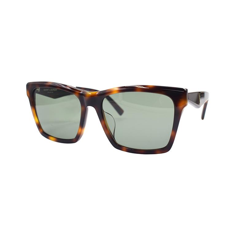 

Saint Laurent Interwoven Letter Series Classic Style Square Sunglasses Unisex sunglasses SLM104F-003 Basic Packaging-Eyeglass Case