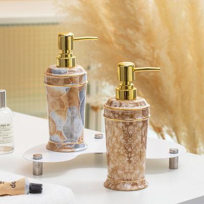 Keramik Handdesinfektionsmittel Flasche Nordisch Drück Seifenspender Badezimmerzubehör Duschgel Shampoo Feuchtigkeitsflasche Heimdeko Neu