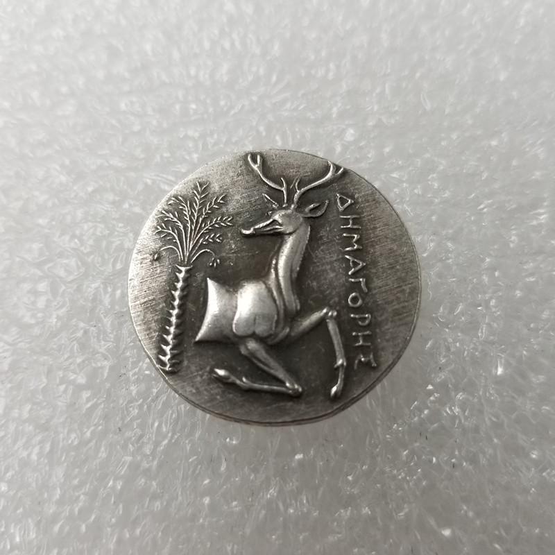 Antique Greek Coin Copper-Plated Silver Round #450 Copper