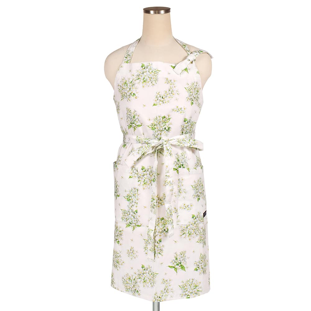 

СТИЛЬ Декоративный фартук для садоводства Цветочный W3204400 Женский, Стильный, Скандинавский, Милый, Для готовки, Фартук, Жасмин, Белый, Узор,