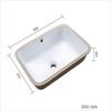 Huayi Undermount Ceramic Bathroom Basin