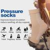Compression Sport Calf Socks: Outdoor Fitness, Ankle Support, Elastic Cycling, Slimming Sleeves