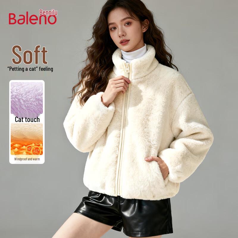 

Женское короткое зимнее пальто Baleno из искусственной овчины XL