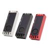 NVMe M.2 Heatsink Temperature Display Aluminum High Performance SSD Cooler with Dual Thermal Silicon