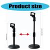 Sturdy Tabletop Mic Holder Stand Adjustable Microphone Rack with Extendable Height for Live Streaming and Conferences
