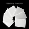 White & Blue PP Plastic Food Grade Cutting Board for Engraving