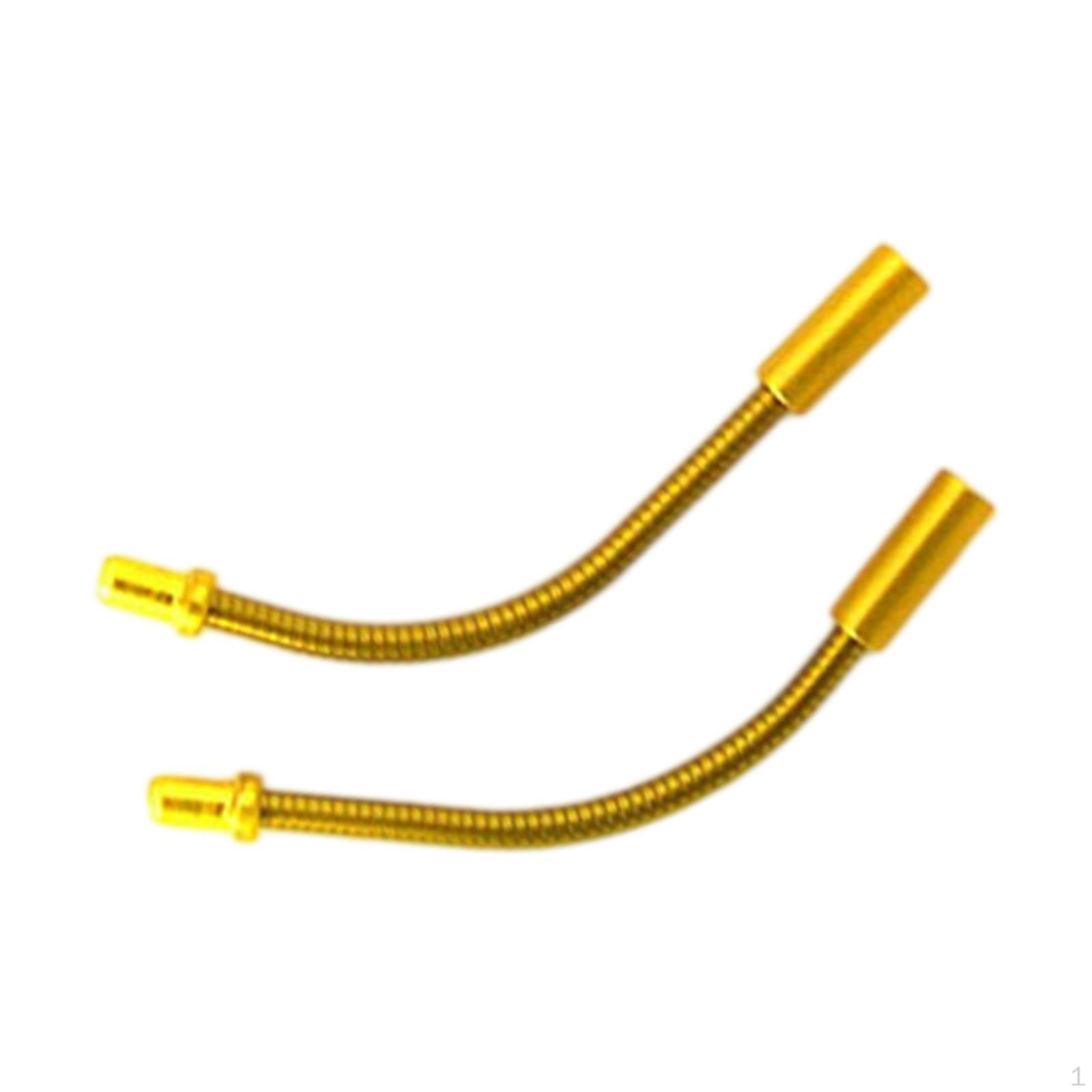 

1 Pair Bike Flexible Noodles Bend Sleeves Set Brake Cable Bicycle Repair Tool Accessories золотий