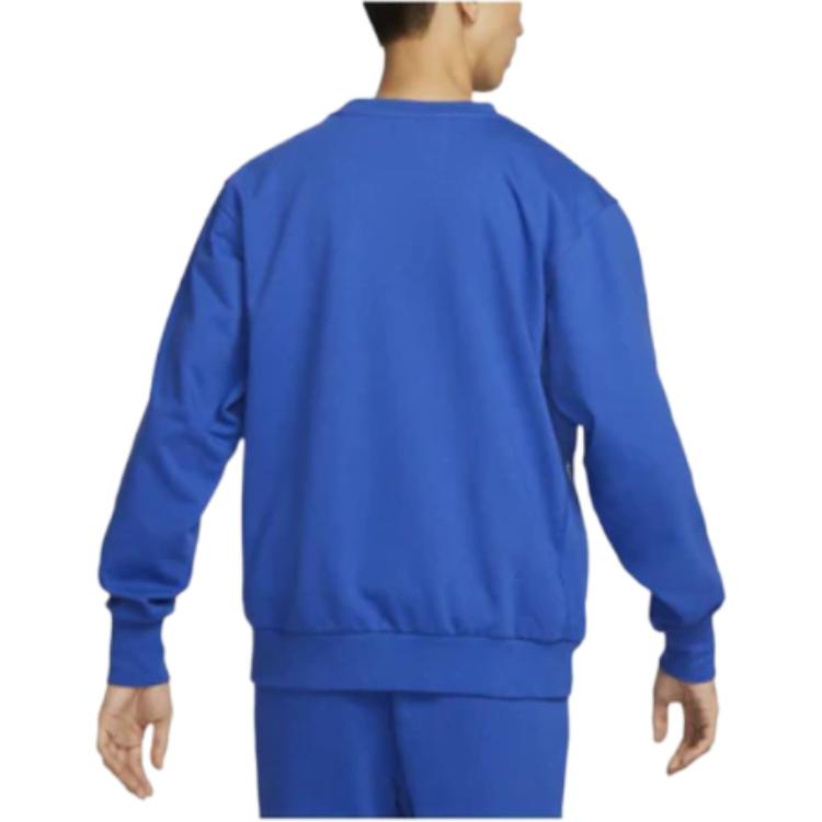 Nike Sweatshirts Men's Game Royal Blue Crew Neck Moderate Regular DQ5821-480