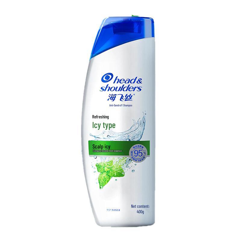 Head & Shoulders Refreshing Cool Anti-Dandruff Shampoo 400ml Twin Pack