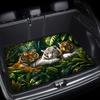 1Pcs Jungle Tiger Pack Car Trunk Mat with Anti Slip Cargo Liner Waterproof Rear Storage Protector Floor Mat for SUV Sedan Vehicl