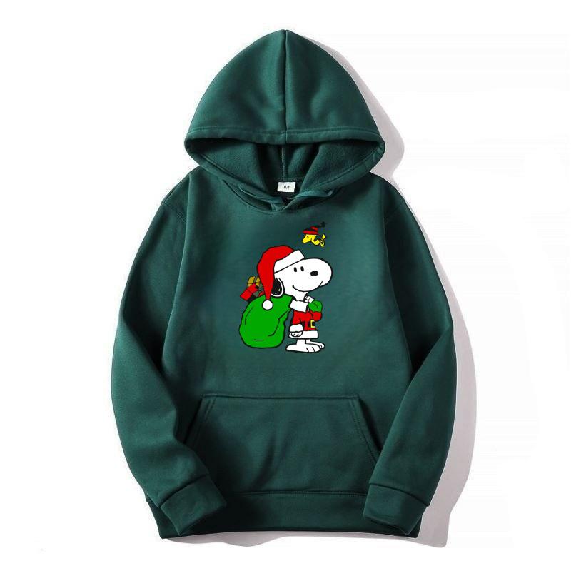 Snoopy Anime Creative Print Hoodie for Adults & Kids