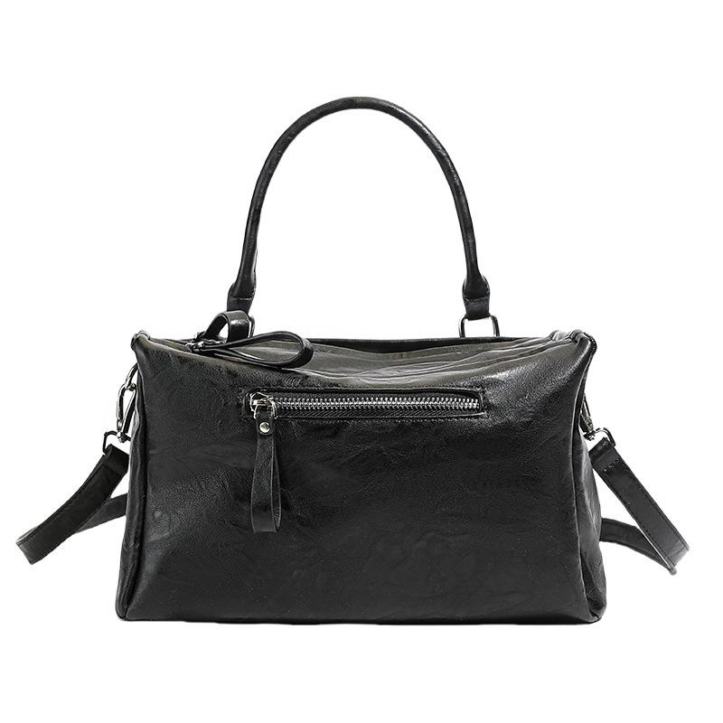 

Pleated fashion temperament high sense versatile hand bag women 2025 new casual trend niche shoulder messenger bag чёрный
