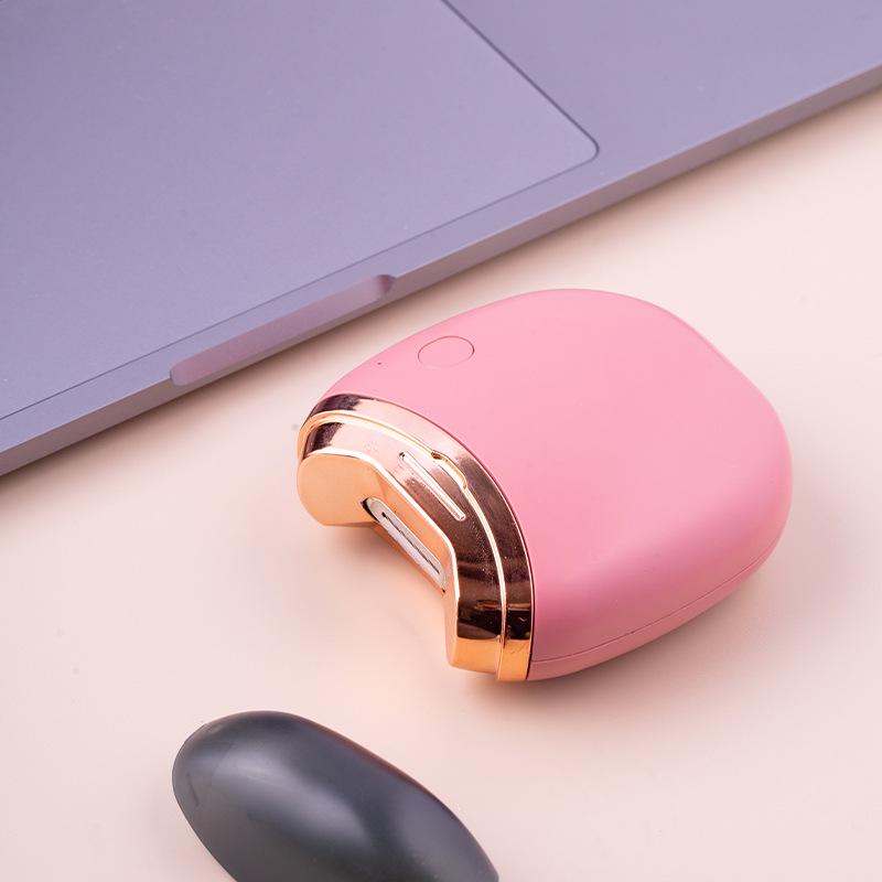 

Automatic Electric Nail Trimmer for Elders & Kids - Anti-Splatter, Safe Pliers & File розовый
