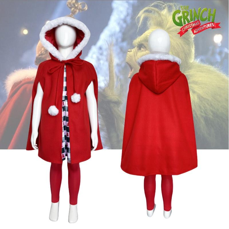 Christmas Grinch Sindey Cosplay Costume For Kids And Adults Cute And Lovely Style