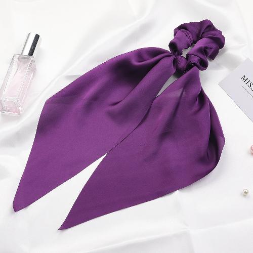 Spring and summer new chiffon star ponytail streamer large intestine ring hair accessories female tie hair ring spot
