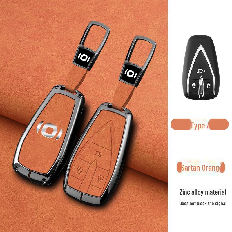 Changan Qiyuan A07 Key Cover with High-End Metal Buckle for Male and Female Models.