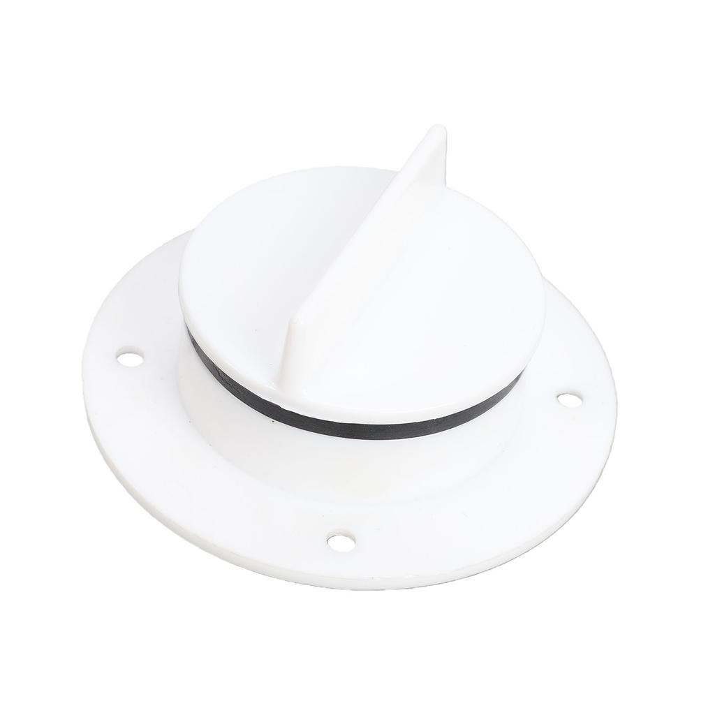 Boat Deck Floor Drain 3.5 Inch Round Shape Detachable Marine Floor Drain for Ships Kayaks Yachts