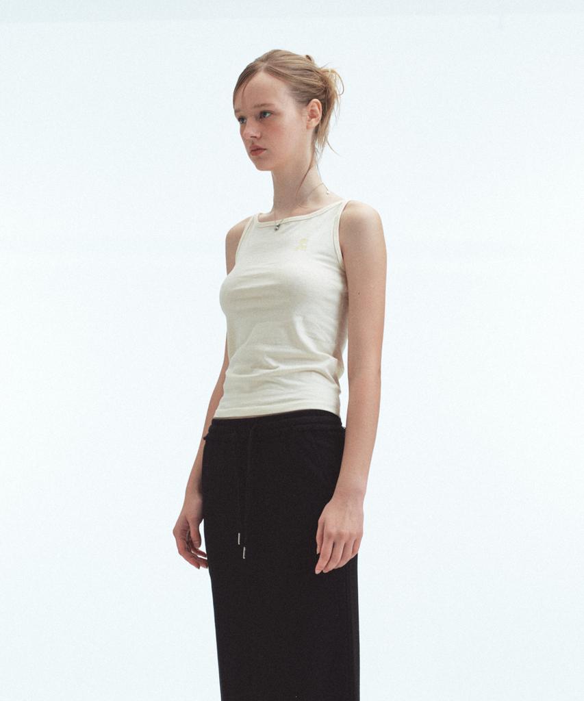 REST&RECREATION Back Tie Sleeveless - Cream
