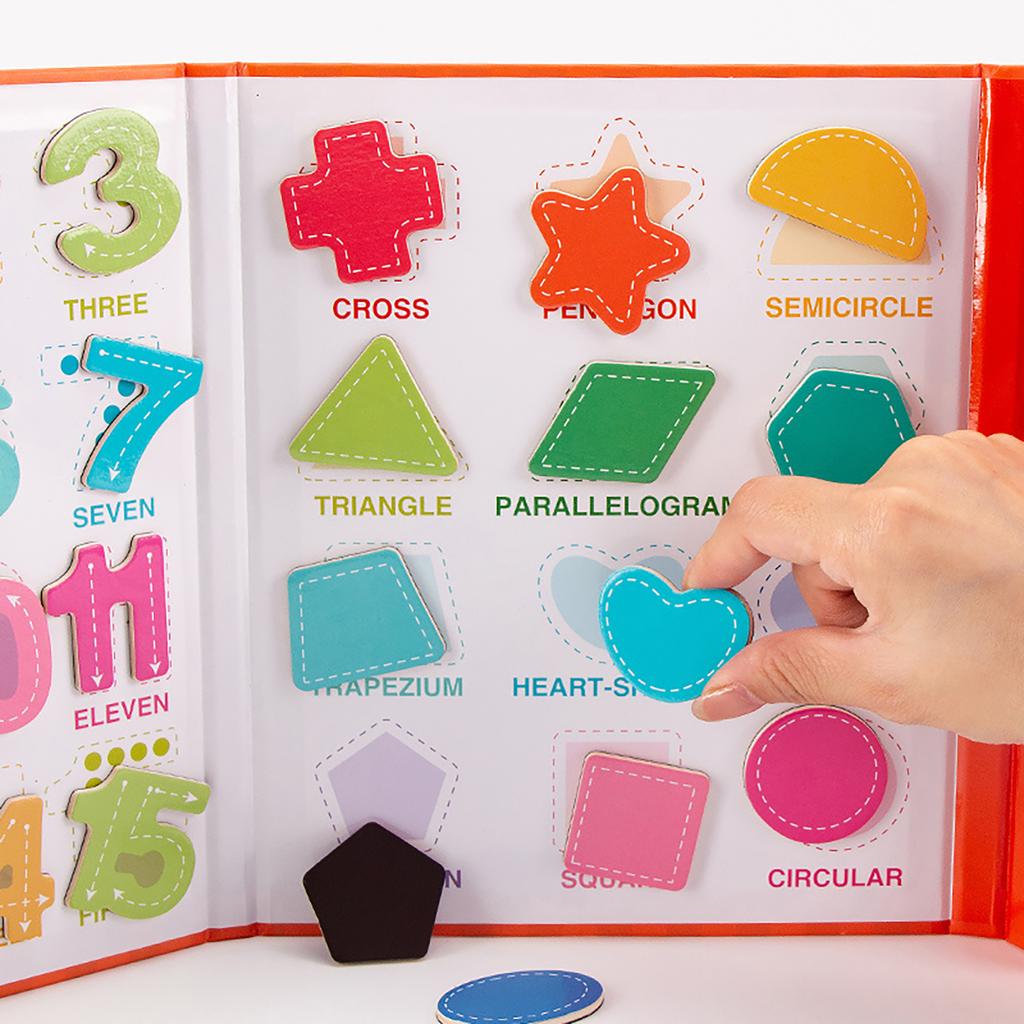 Wooden Fraction Learning Board Magnetic Book 10ml