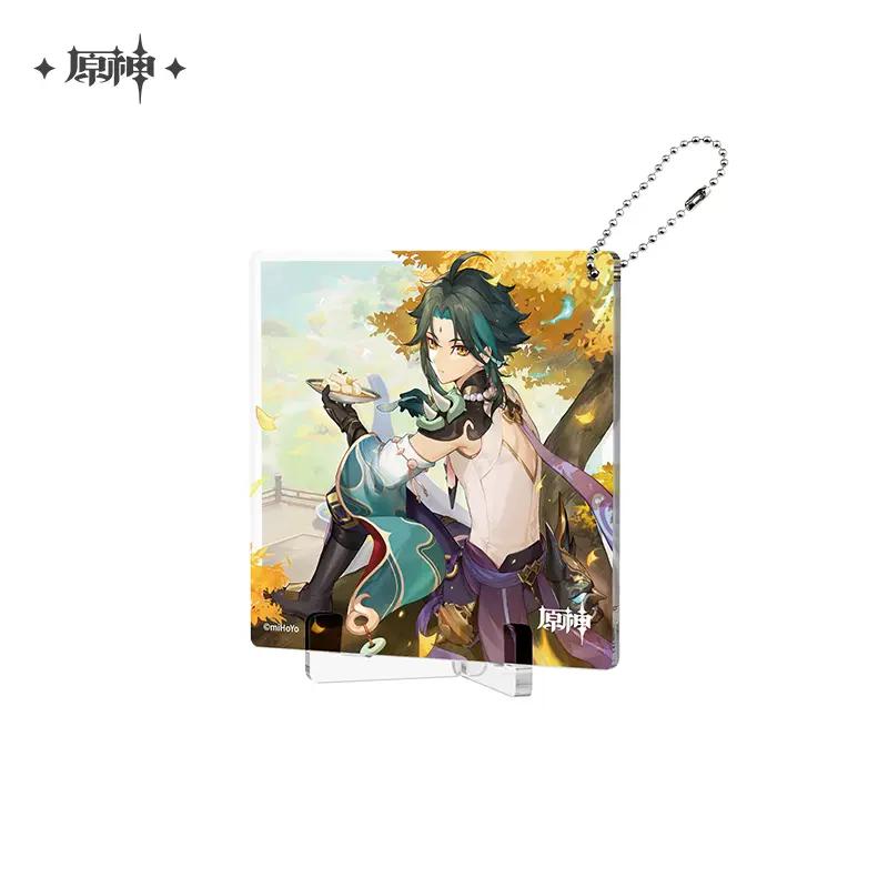Sunsyea Genshin Impact Official Merch miHoYo Original Authentic Birthday Series Coaster Keychain Stand Wanderer Alhaitham
