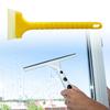 Multipurpose Rubber Squeegee With Extended ABS Handle Wiper Ice Scraper For Window Glass Tabletop Maintenance