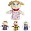 Creative Open Mouth Full Family Hand Puppet Plush Doll Toy For Roleplaying And Storytelling