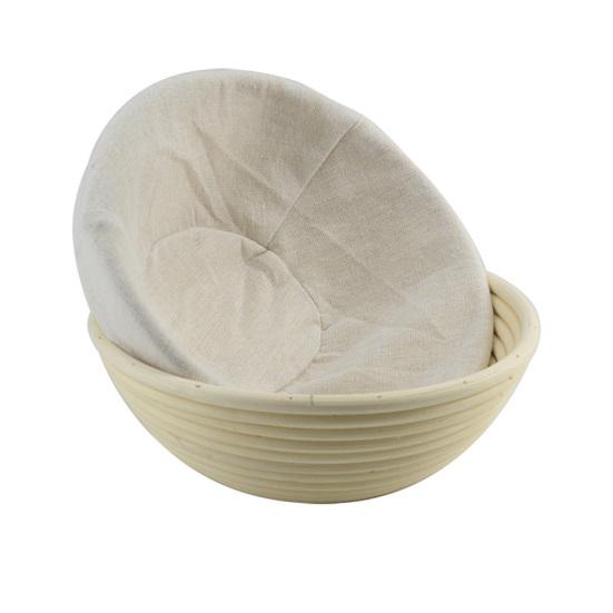 9 Inch Round Breathable Basket Cloth Liner Cotton Flax Banneton Proofing Bread Basket Cloth Baking Supplies