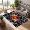 Manchester United Geprint Flanellen Vloerkleed Niet-Glijdend Zacht Polyester Vloerkleed Binnen Decoratie Mat voor Slaapkamer Woonkamer Bank