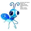 Metal Bee Garden Statue Small Cute Bumble Bee Sculpture Outside Fence Lawn Yard Art Ornament for Garden Backyard Table Wall Decor