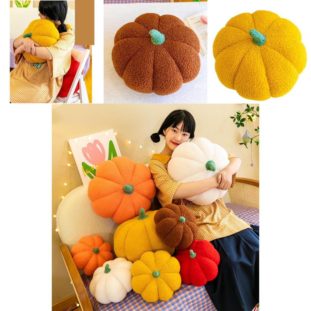 Adorable Pumpkin Shaped Plush Pillow Perfect Gift For Halloween Or Any Occasion