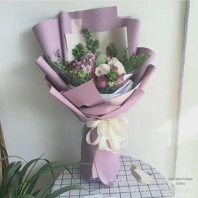 Doppelseitiges, zweifarbiges Blumengeschenkpapier für Blumensträuße