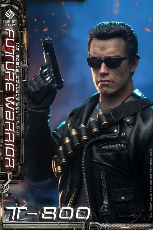 Scale Future Warrior the Terminator [PRESENT TOYS] 1/6 Figure T-800 PT-sp39 (From Movie)