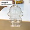 Accessories Doll For Skull Panda Protective Cover Transparent Plush Dolls Display Portable Organizer Box For Winter Symphony