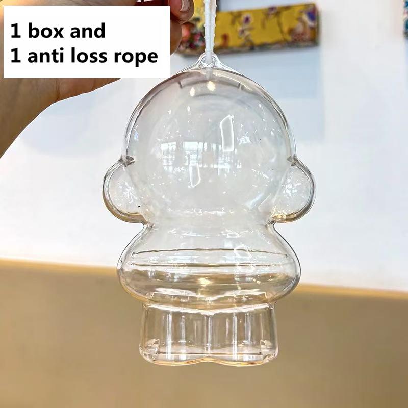 

Accessories Doll For Skull Panda Protective Cover Transparent Plush Dolls Display Portable Organizer Box For Winter Symphony only box