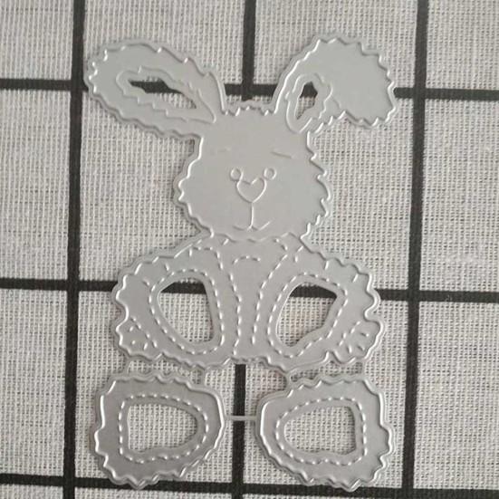 Easter Rabbit Bunny Metal Cutting Dies DIY Scrapbook Emboss Paper Cards