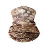 Multifunktionale Camouflage-Print-Halsmanschette Gesichtsbedeckung Leichtes atmungsaktives Bandana für Outdoor-Aktivitäten Radfahren Laufen Wandern