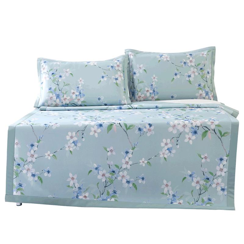 Lao Xijiang 800D Cooling Ice Silk Mat Set 90x200cm (1 Mat, 1 Pillowcase)