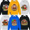 Burgerpommes ICrimax Hoodies Cartoon Print Sweatshirts Kawaii Anime Pullovers Hooded Spring Autumn Hoodie Birthday Gifts