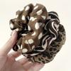5pcs Retro Hair Scrunchies Leopard Print Cow Spot Polka Dot Pattern Elastic Hair Ties Hair Accessories Hairband Elegant Hairband
