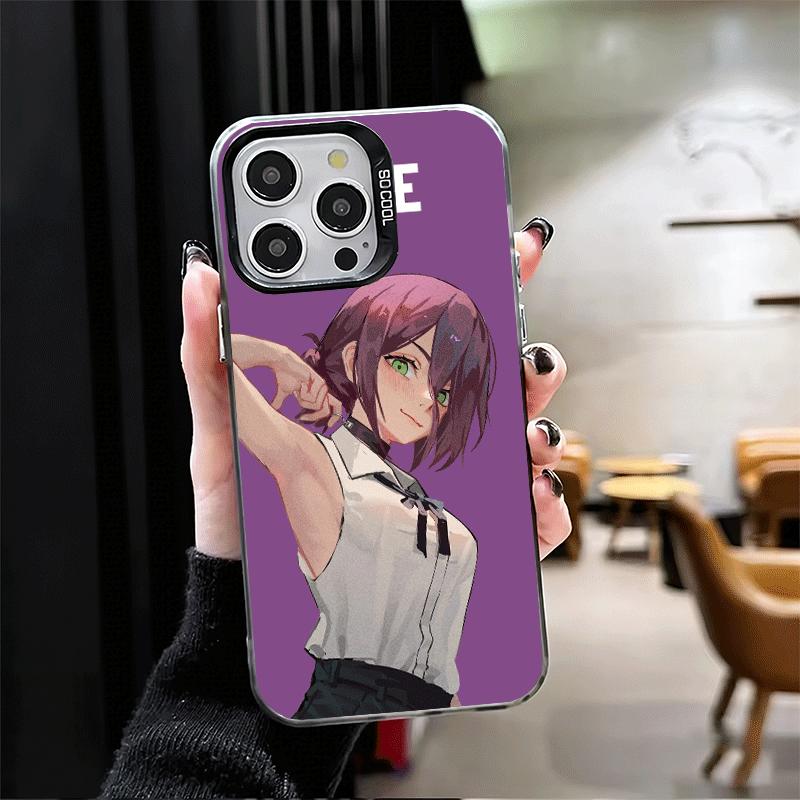 Anime Character R-Reze CSM Soft Phone Case for iPhone 15 16 17 Pro Max 17Air 16E 14 Plus 13 12 Mini Shockproof Cover Back Shell