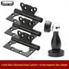 Magnetic Silent Black Wooden Bedroom Door Handle Lock