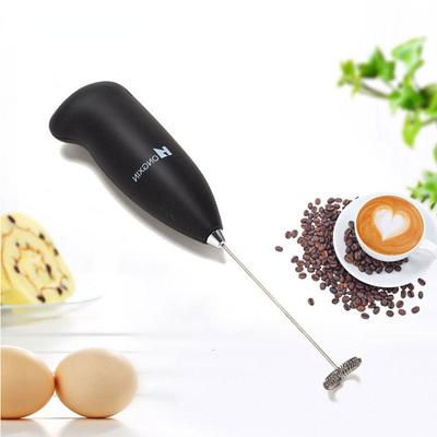 Espumador de Leche de Mano Mini Eléctrico Espumador Cafetera Batidora de Huevos para Cappuccino Agitador Batidora Portátil Herramientas Batidor de Cocina