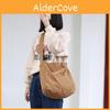 Sac Tote Spacieux Japonais Vintage Lavable Sac à Bandoulière Élégant en Toile Pour Femmes
