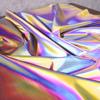 Gradiënt Spiegel TPU Stof Waterdicht Super Helder 3D Reflecterend Folie Stof Voor Diy Naaien Kleding Achtergrond Decor Ontwerper