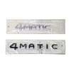 3D ABS Chrome Silver Black Car Rear Trunk Badge Sticker EQC400 4MATIC Emblem Logo  EQA EQB EQE EQC 400 Accessories